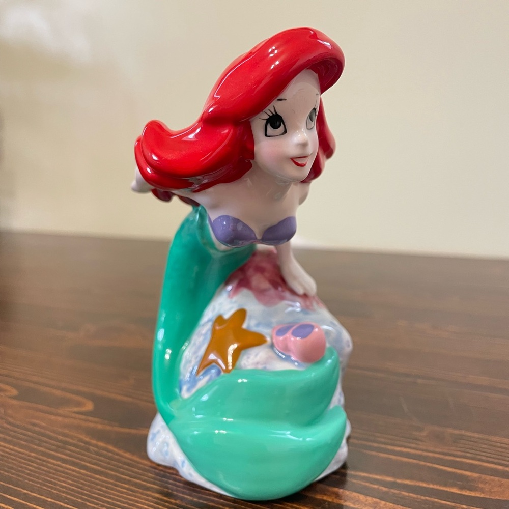 Vintage Disney Little Mermaid Ariel Porcelain Figurine